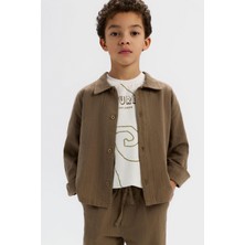 Nk Erkek Çocuk Mineral Gömlek 4-8 Yaş Yeşil