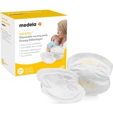 Medela Safe & Dry Tek Kullanımlık Göğüs Pedleri 30 Adet