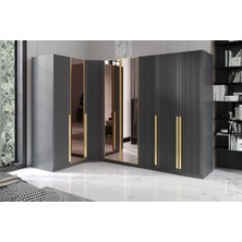 Doressa Talic 8 Kapılı Köşe Gardırop