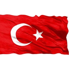 Asilmeydan Türk Bayrağı Kalpaklı Atatürk Fotoğraflı Türkiye Bayrağı 70X105 cm