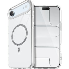 Freedom Storee Newface Apple Iphone 17 Air Live Diamond Magsafe Kapak - Şeffaf