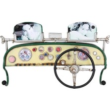 Katre46 Dekoratif Metal Askı Çerçeveli ve Araba Konsolu Temalı Hediyelik