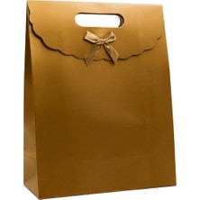 24X31 Gold Renk Zarf Model Karton Çanta,