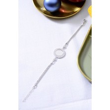 Innuendo 925 Ayar Gümüş Aynalı Gümüş Bileklik