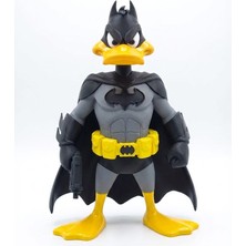 Batman Temalı Dekoratif Ördek Figürü | Süper Kahraman Biblo | Masa & Ofis Süsü