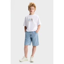 Nk Erkek Çocuk Adventure Tshirt 8-14 Yaş Bej