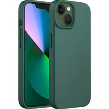 Bix iPhone 15 Silikon Kılıf Magsafe Uyumlu Güçlü Koruma Darbe Emici Biber Yeşili
