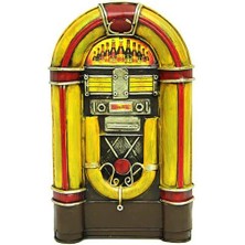 Katre46 Dekoratif Metal Müzik Kutusu Kumbara Vintage Hediyelik