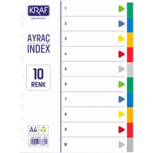Kraf Separatör 1010R 10 Renk