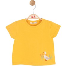 Nk Kız Bebek Sunflower Tshirt 1-4 Yaş Sarı