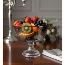 Kachkırhome Paşabahçe Cam Frezya Model Salata Sunum Servis Kasesi Dekoratif Şık