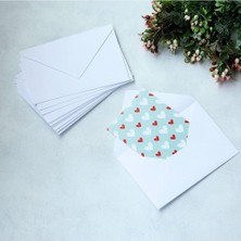 Bimotif Beyaz Zarf, 10.5X15.5 cm 10 Adet