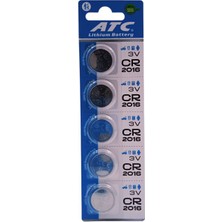 Atc CR2016 3V Lityum Pil 5'li