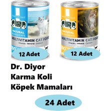 Dr.Diyor 24'lü Dr. Diyor Yetişkin Kedi Maması Karma Koli 014
