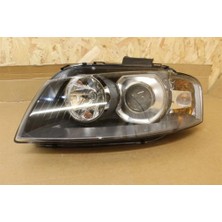 Tyc Audi A3 Ön Far Elektrikli Motorlu Merceklı Sol 2003-2008 (Oem No:  8P0941029M)