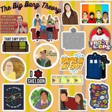 Ms Major Selection The Big Bang Theory Sticker Seti | Laptop Notebook Telefon Etiket