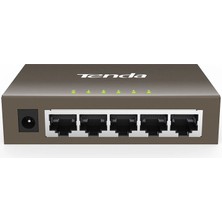 Tenda Teg1005D 5 Port 10-100-1000 Mbps Switch Metal Kasa