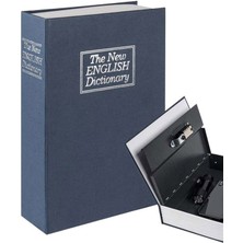 Gampus Gizli Kasa Kitap Kasa Kitap Şeklinde Ingilizce Sözlük Kumbara Gizli 2 Adet Anahtarlı Kumbara