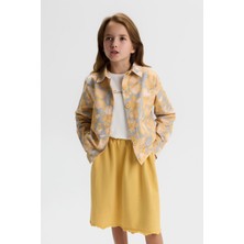 Nk Kız Çocuk Bahar Gömlek 8-14 Yaş Sarı