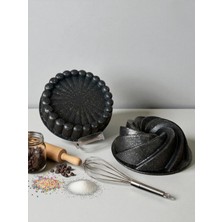 Royal Gross 2’li Rüzgar Granit Döküm Kek & Tart Kalıbı 26 cm – Siyah