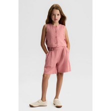 Nk Kız Çocuk Lara Şort 8-14 Yaş Gül Kurusu