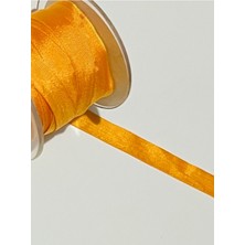 Majestik Nakış El Işleme Ipek Kurdele. 20 Metre. Renk: Oranj. En: 7 Mm.