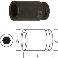 Osaka LN1ID3-1/8 Inch Uzun Lokma 1" 3-1/8