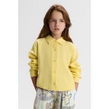 Nk Kız Çocuk Çini Biyeli Gömlek 8-14 Yaş Sarı