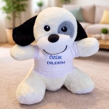 Vipfoni Özür Dilerim Tişörtlü Sevimli Peluş Köpek