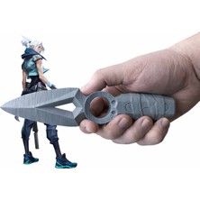 Valorant Jett Temalı Dekoratif Bıçak | Kunai Stil Oyun Bıçağı | Cosplay & Koleksiyon Ürünü