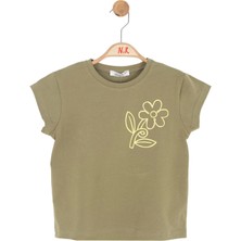 Nk Kız Çocuk Mitzi Tshirt 4-8 Yaş Yeşil