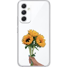 Manitoba Samsung Galaxy M14 Uyumlu Baskılı Yumuşak Silikon Şeffaf Telefon Kılıfı