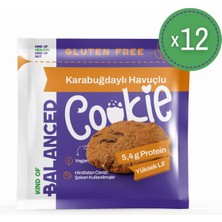 Kind Of Balanced Glütensiz Karabuğdaylı Tahıllı Cookie 60 gr x 12 Adet