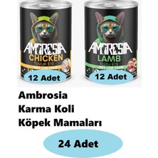 24'lü Ambrosia Yetişkin Kedi Maması Karma Koli 011