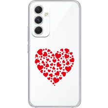 Manitoba Samsung Galaxy M14 Uyumlu Baskılı Yumuşak Silikon Şeffaf Telefon Kılıfı