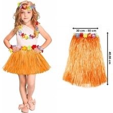 Zenvia Hawaii Hula Eteği Turuncu Renk 40 cm ZNV2025