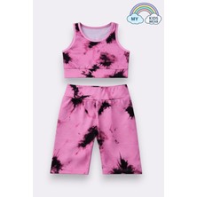 My Kids Wear Kız Çocuk Çok Amaçlı Desenli Mayo & Spor Takımı 12440