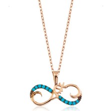 Katre46 925 Ayar Gümüş Sonsuz Aşk Kadın Gümüş Kolye