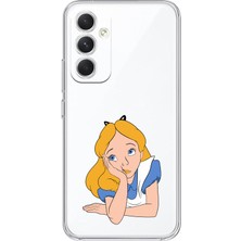 Manitoba Samsung Galaxy M14 Uyumlu Baskılı Yumuşak Silikon Şeffaf Telefon Kılıfı