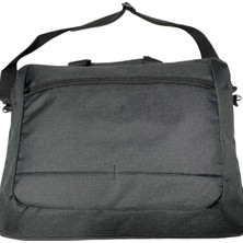 Gampus Darbeye Karşı Korumalı 18,5 Inch Laptop Evrak Çantası Gri Bilgisayar Taşıma Çantası