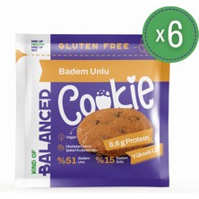 Kind Of Balanced Glütensiz Badem Sütlü Cookie 60 gr x 6 Adet