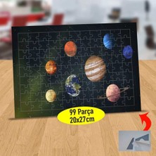 Asilmeydan Galaksideki Gezegenler Gök Bilimi 99 Parça Puzzle Yapboz Tablo-D3