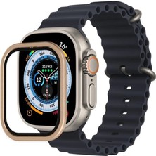 Magicool Apple Watch Ultra 49MM Alüminyum Kasa Cam Ekran Koruyucu - Yıldız Işığı
