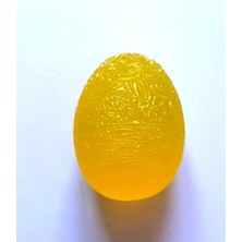 Ht Sağlık Yumurta Şekil El Egzersiz ve Stres Topu Sarı