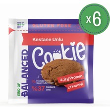Kind Of Balanced Glütensiz Kestane Unlu Cookie 60 gr x 6 Adet