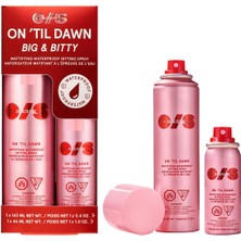 One Size On Til Dawn Matlaştırıcı Suya Dayanıklı Makyaj Sabitleyici Sprey Ikili Paket