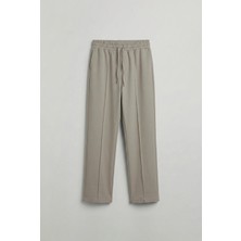 Abluka Online Erkek Beli Lastikli Baggy Pantolon Bej