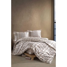 Clasy Ranforce Tek Kişilik Nevresim Takımı Ravel V1 Bej