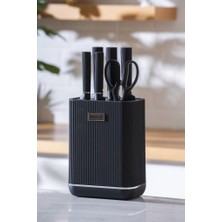 Acar Cooper 7 Parça Standlı Bıçak Seti Siyah HWN-07965