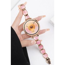 Alstrap Huawei Watch Gt6/gt5/gt4 (41MM) Uyumlu Sedef Detaylı Hafif Metal Alaşım Kordon Kayış